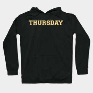 Luxurious Black and Gold Shirt of the Day -- Thursday Hoodie